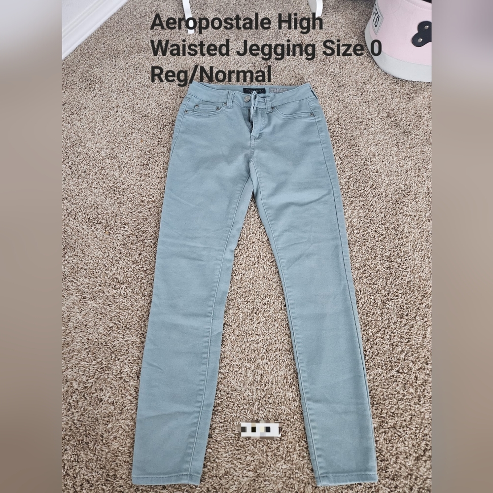 Aeropostale High Waisted Jeggings Size 0 Regular